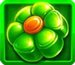 Green grape and berry cluster candy symbol