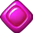 Pink and magenta diamond candy symbol