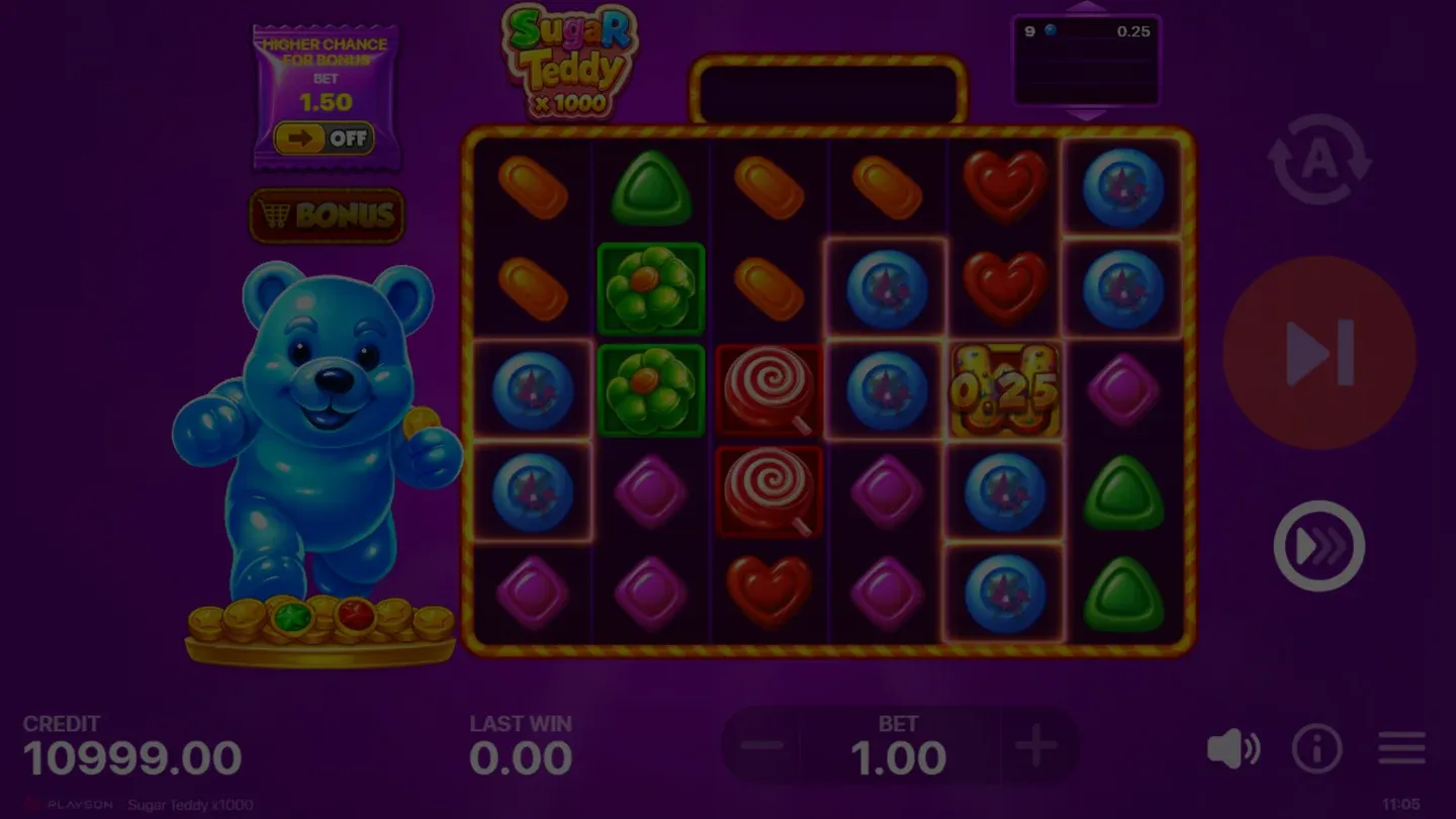 Sugar Teddy x1000 demo play